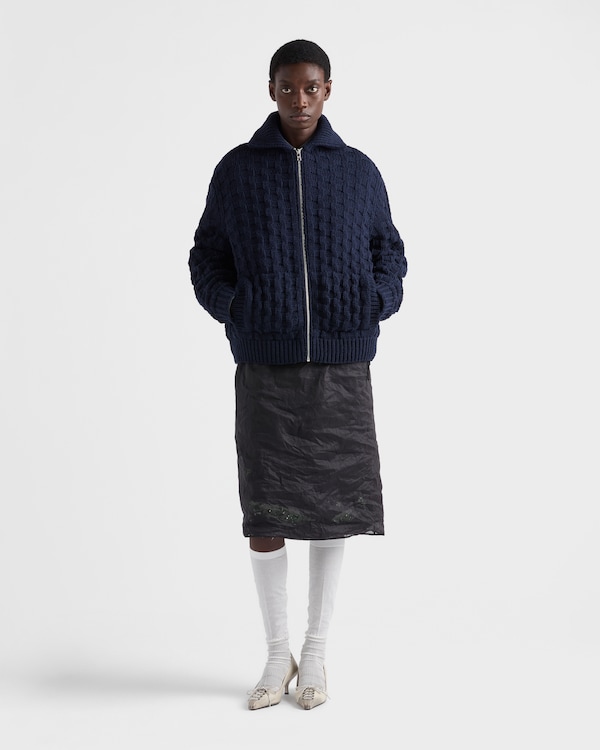 Wool cardigan - Navy Wool cardigan - Navy