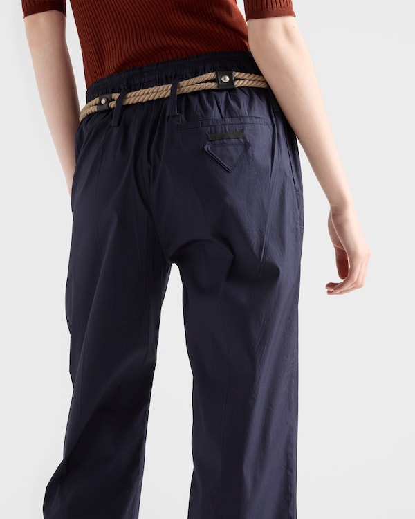 Cotton poplin pants Cotton poplin pants