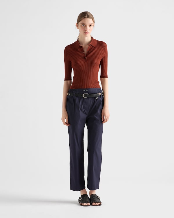 Cotton poplin pants Cotton poplin pants