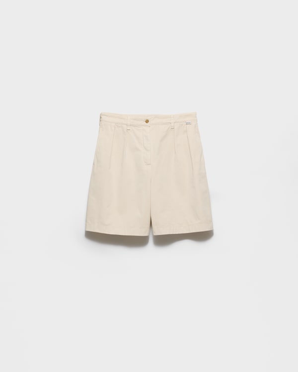 Old gabardine Bermudas - Sand Beige Old gabardine Bermudas - Sand Beige