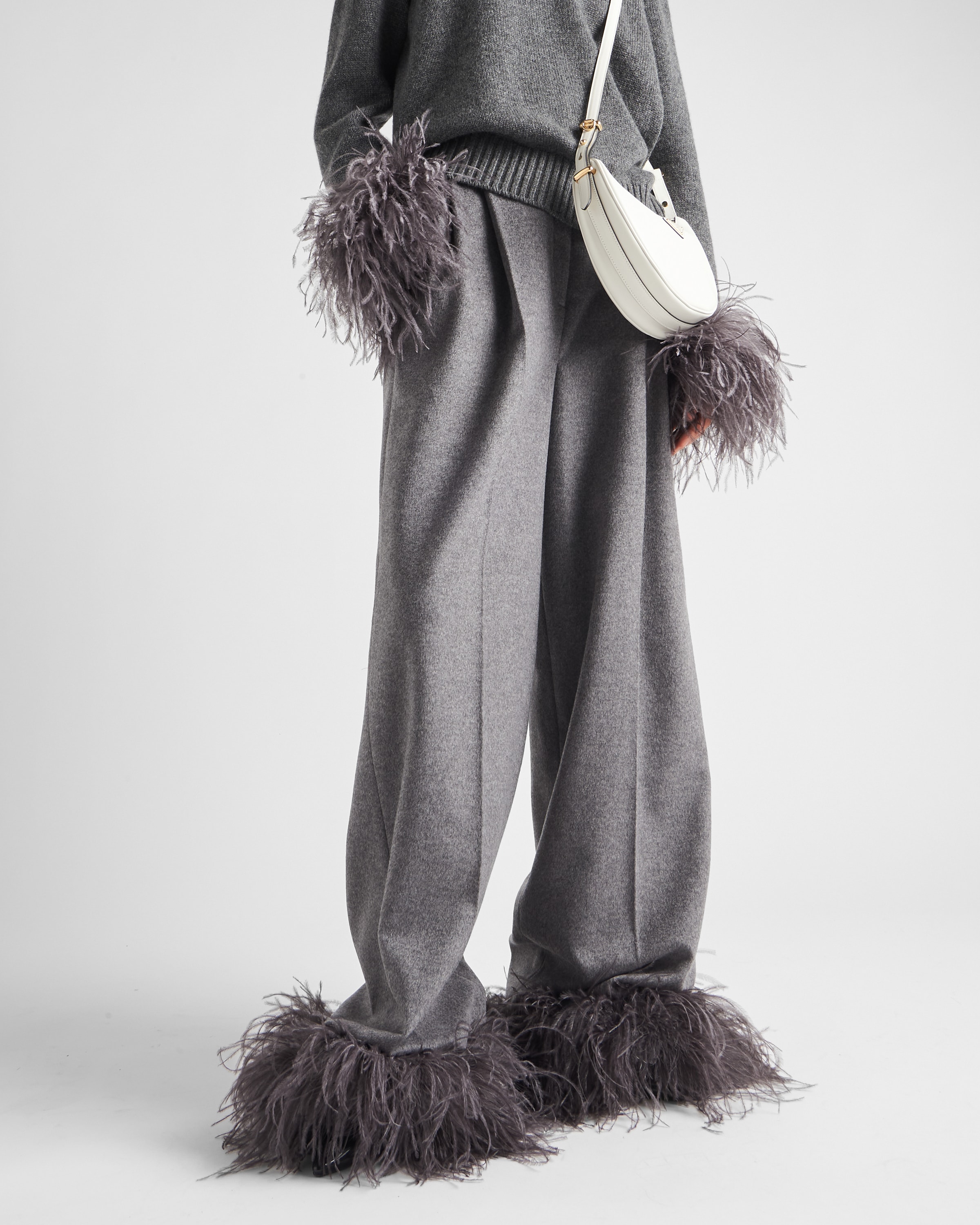 Prada feather jeans discount