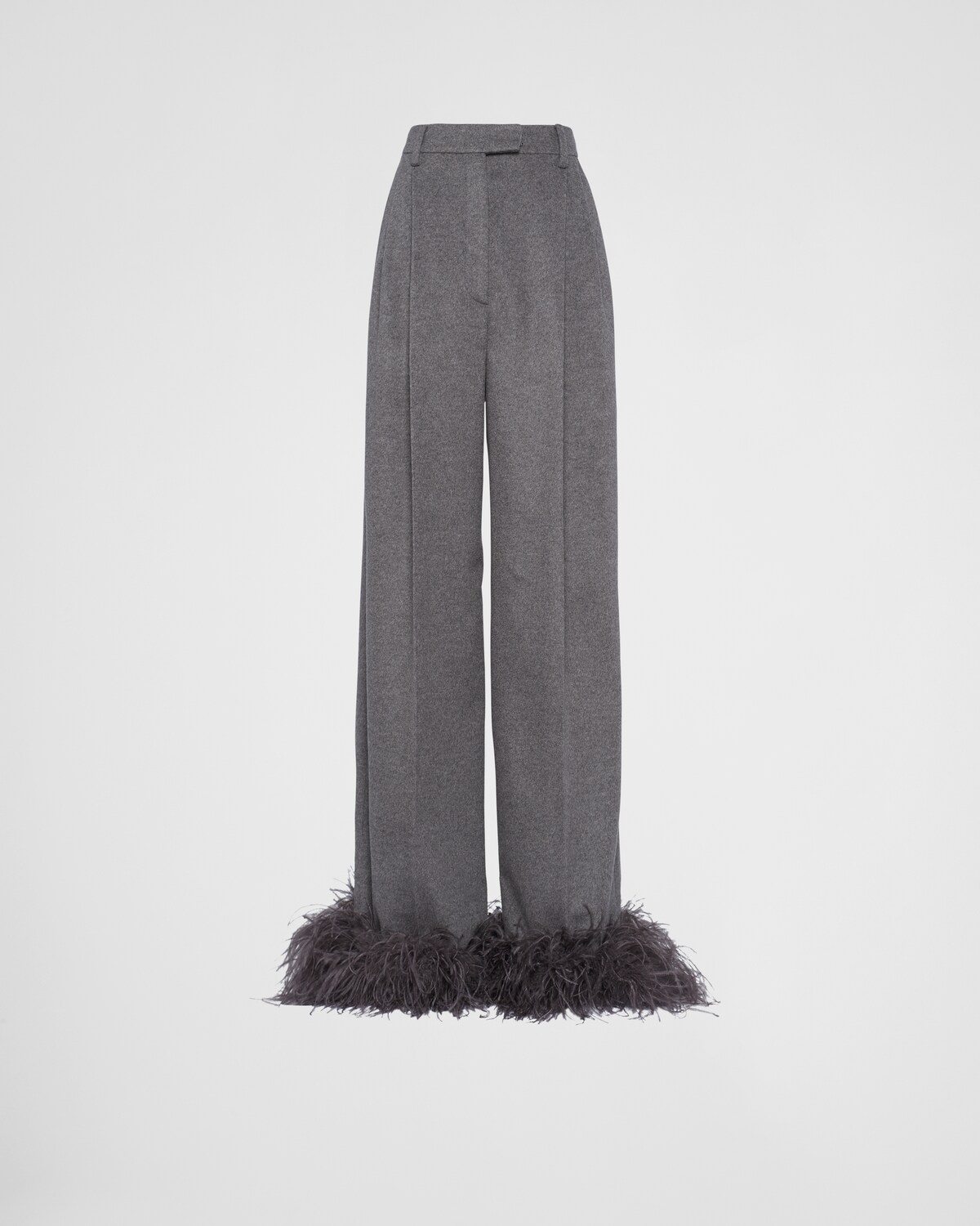 Drawer Wool cashmere blend Furano Pants Bottoms 6514-236-1251 white 36