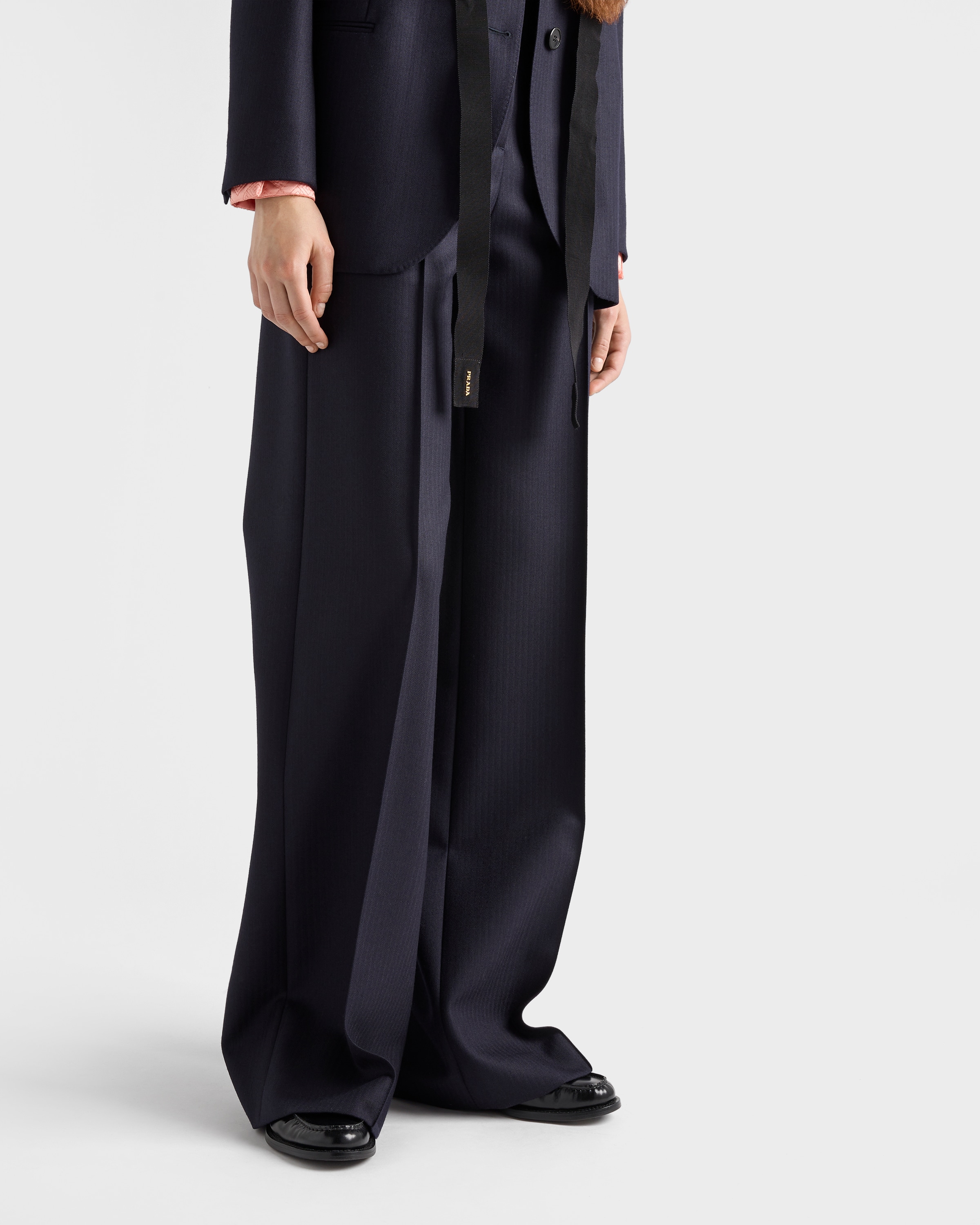 Prada Hose Aus Wolle In Blue
