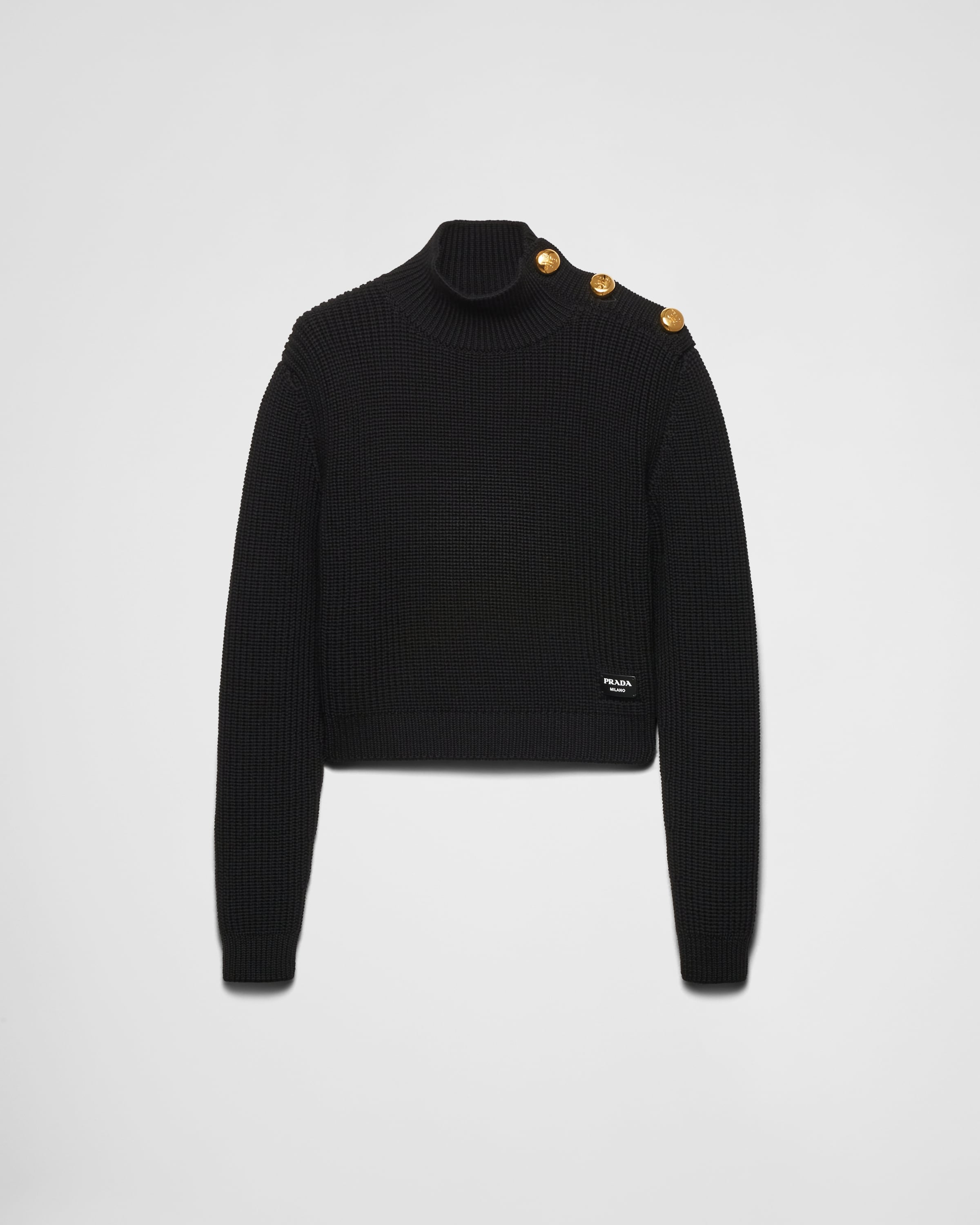 Prada nylon turtleneck sweater 2025