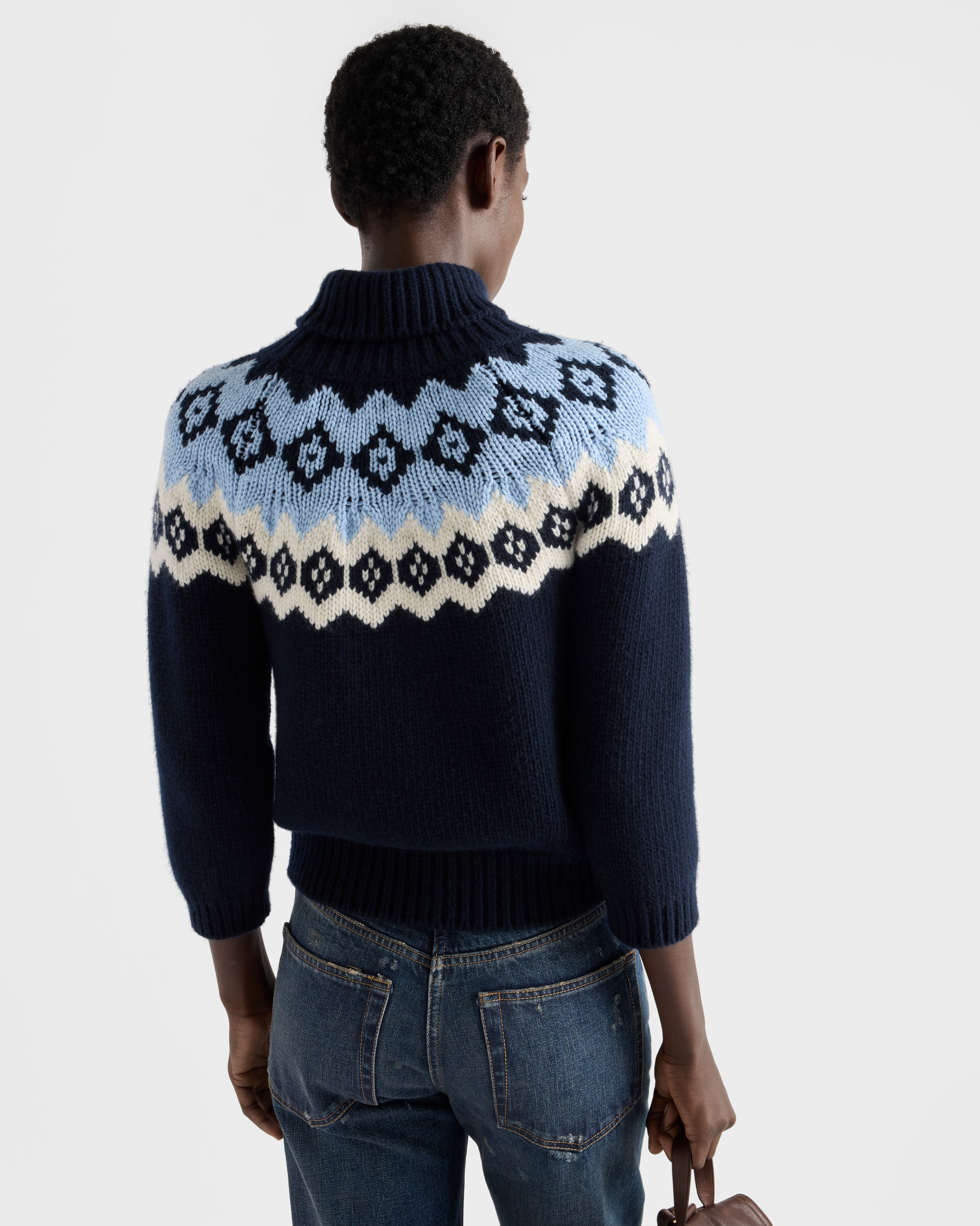 Wool and cashmere sweater