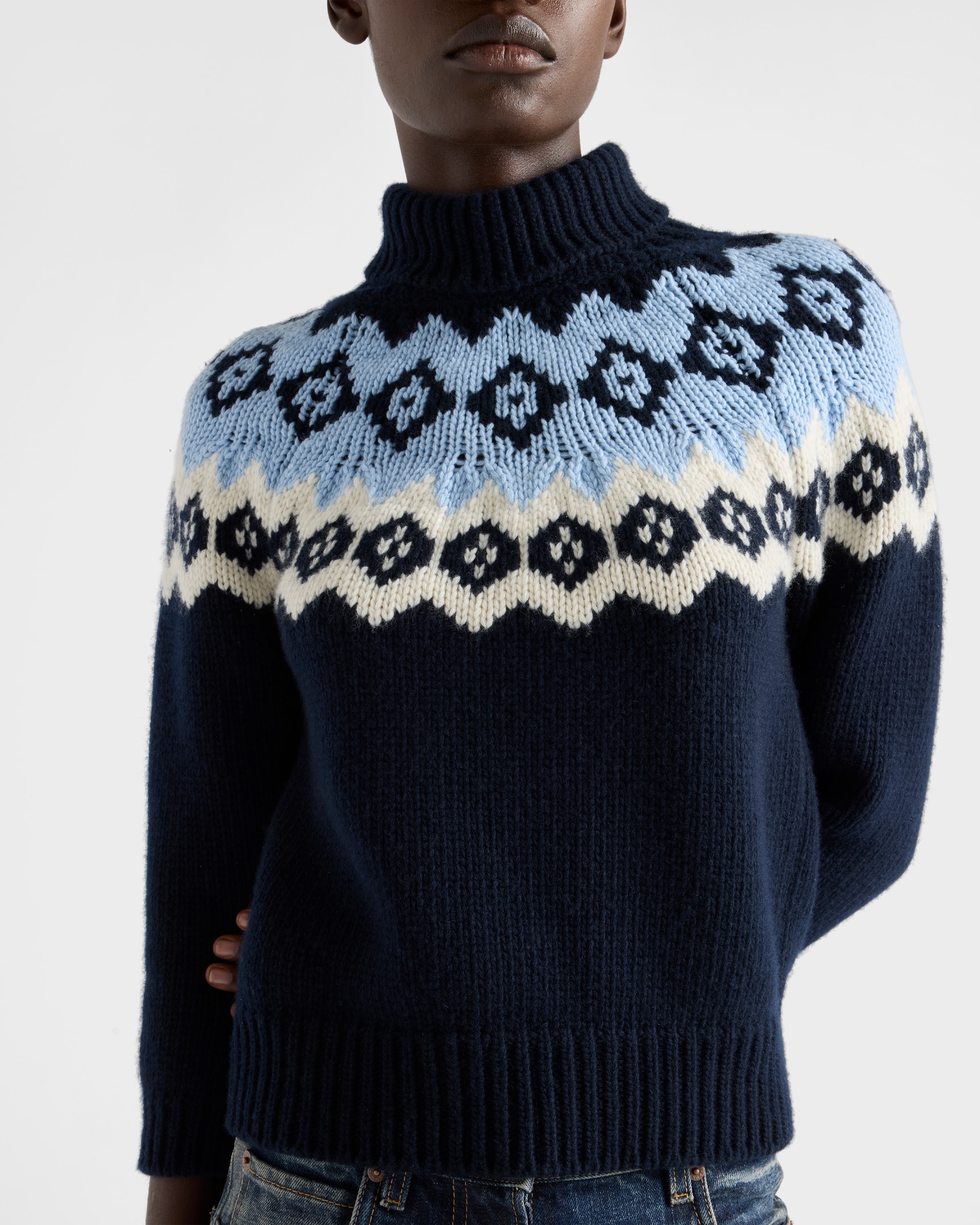 Wool and cashmere sweater