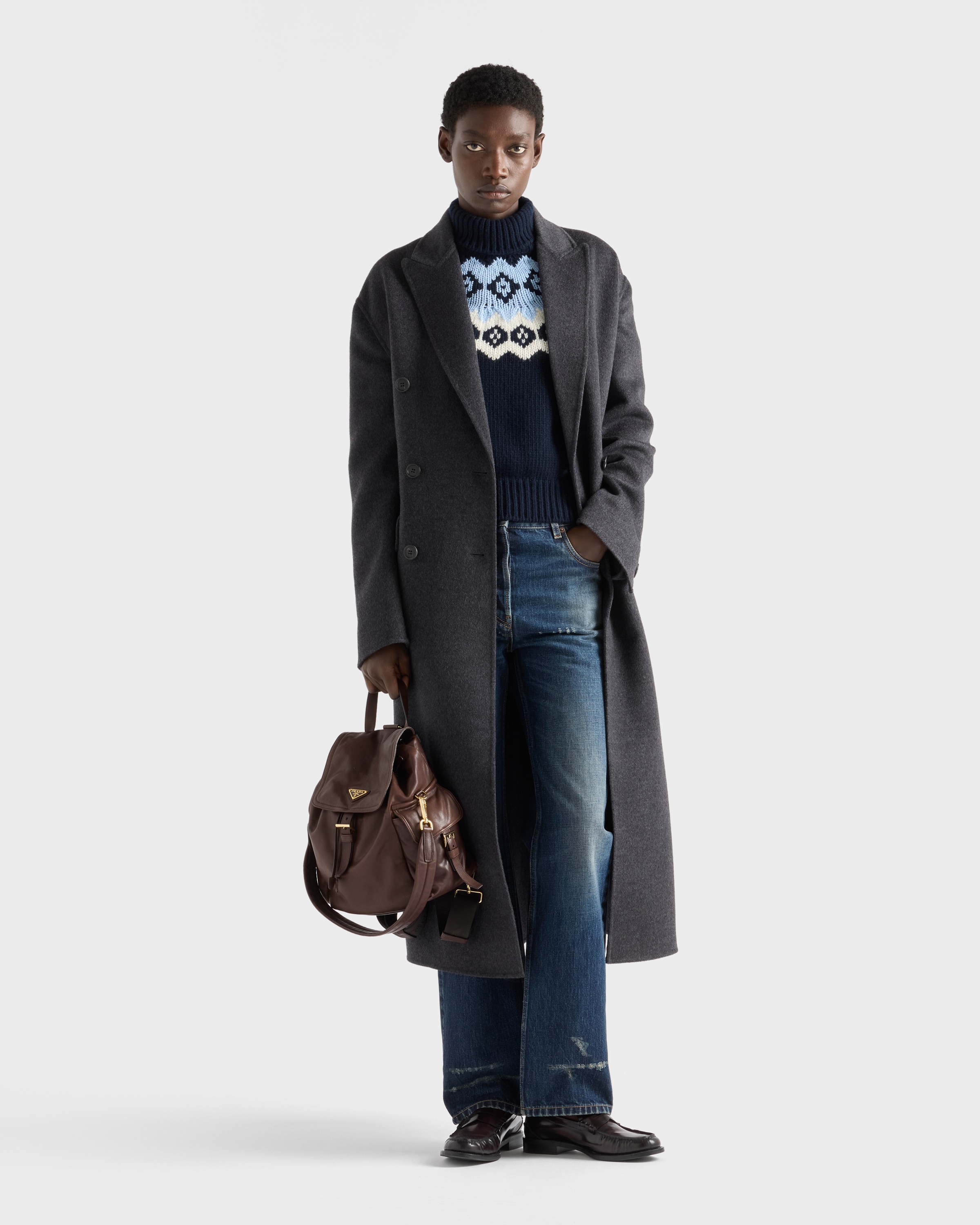 Wool and cashmere sweater