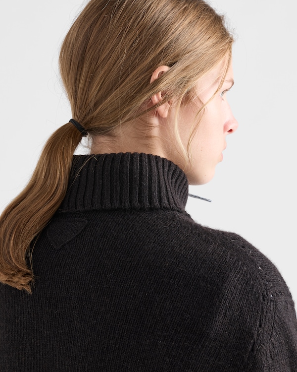 Pull à col roulé en Re-Cashmere - Gris Anthracite Pull à col roulé en Re-Cashmere - Gris Anthracite