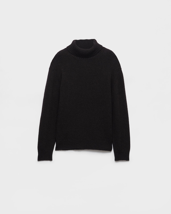Pull à col roulé en Re-Cashmere - Gris Anthracite Pull à col roulé en Re-Cashmere - Gris Anthracite