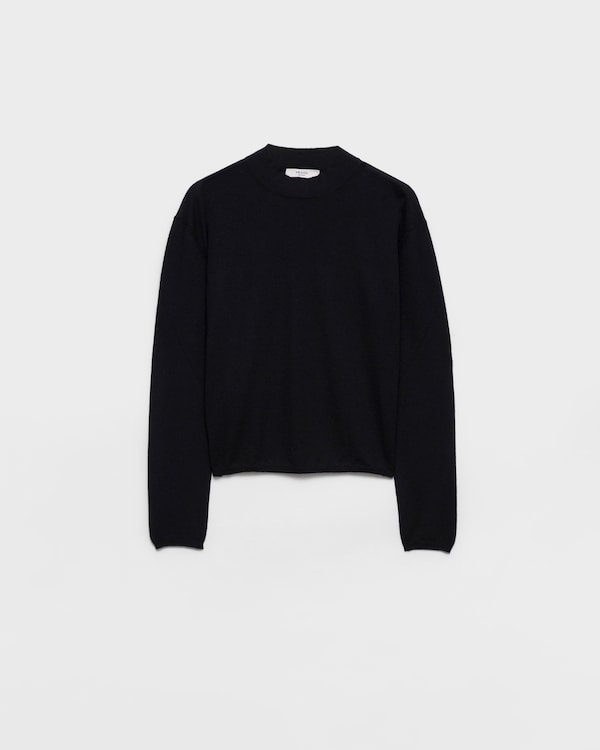 Cashmere crew-neck sweater - 黑色 Cashmere crew-neck sweater - 黑色