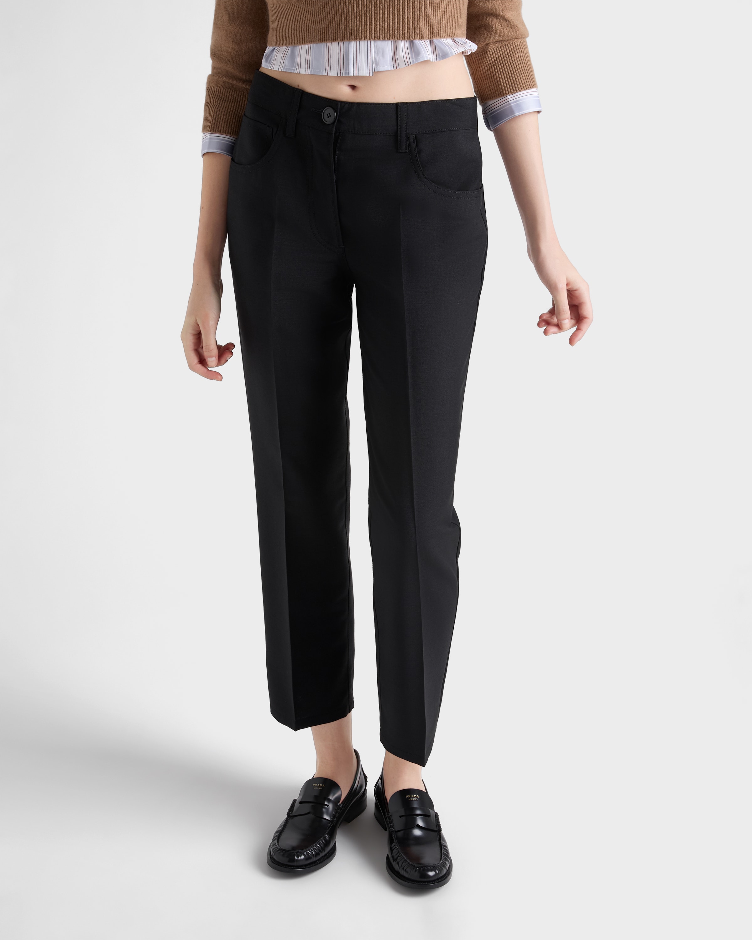 Kid mohair pants