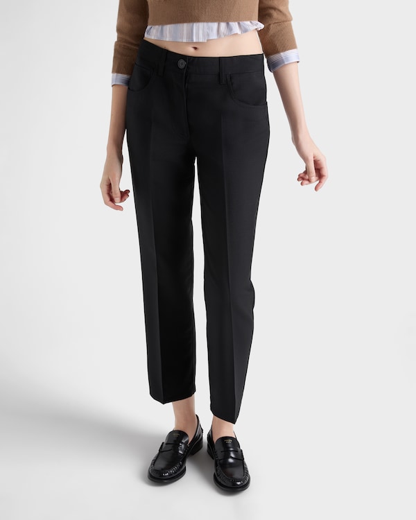 Kid mohair pants - Black Kid mohair pants - Black