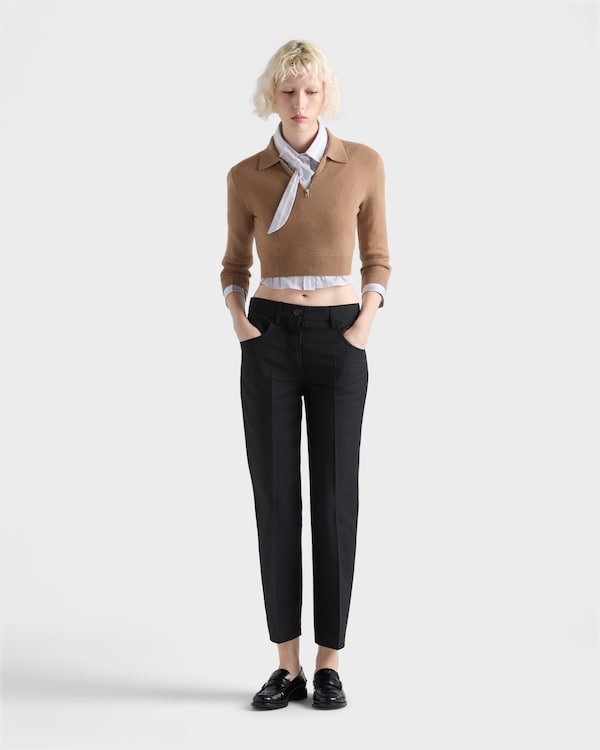 Kid mohair pants - Black Kid mohair pants - Black