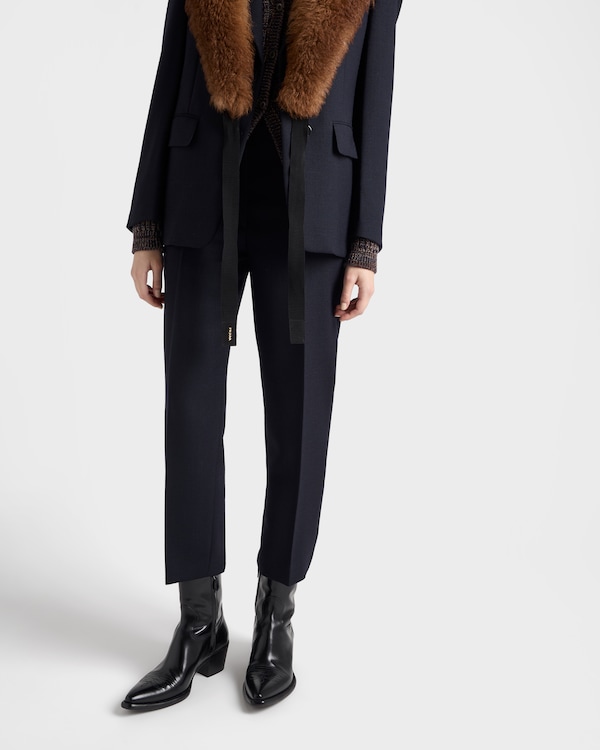 Wool rush stitch pants Wool rush stitch pants