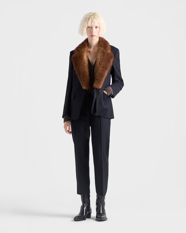 Wool rush stitch pants Wool rush stitch pants