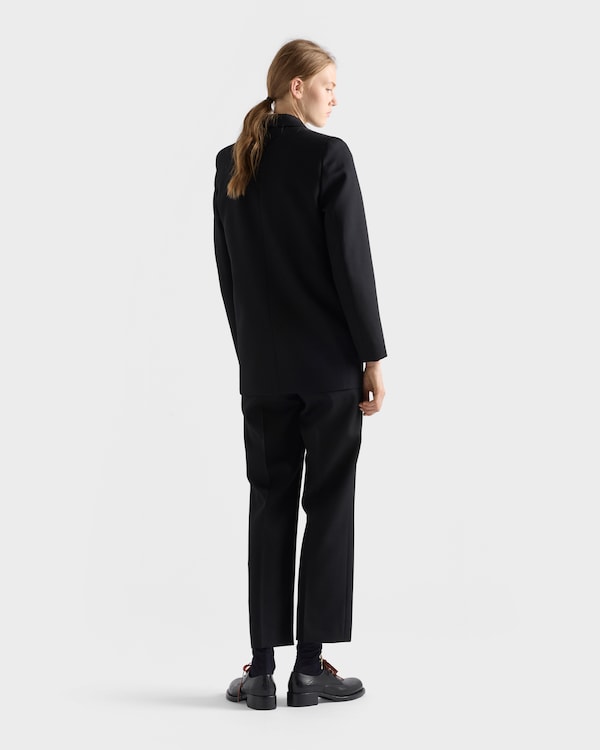 Pantalon compact en gabardine - Noir Pantalon compact en gabardine - Noir
