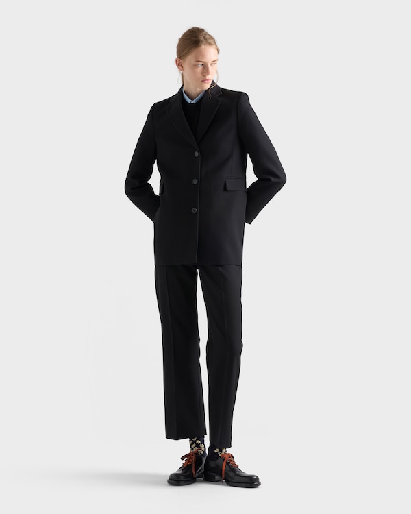Pantalon compact en gabardine - Noir Pantalon compact en gabardine - Noir