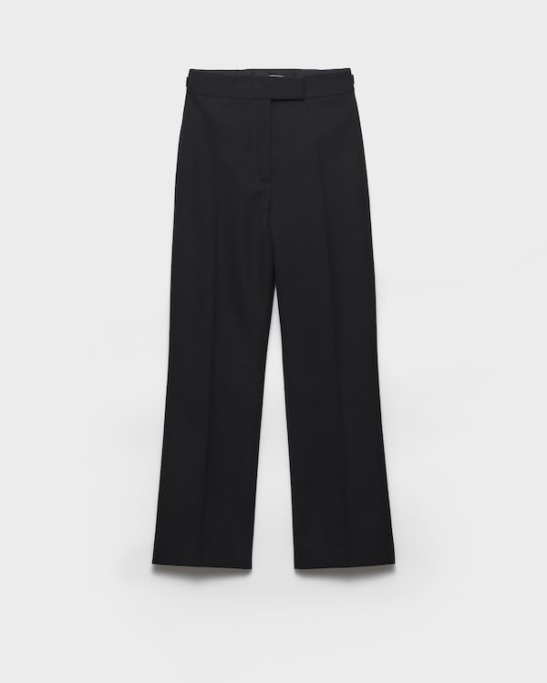 Pantalon compact en gabardine - Noir Pantalon compact en gabardine - Noir