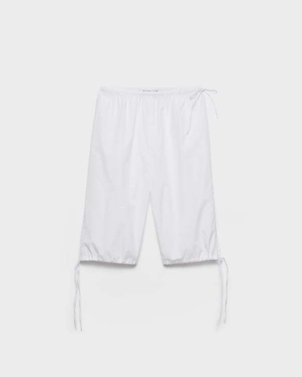 Poplin Bermudas - White Poplin Bermudas - White