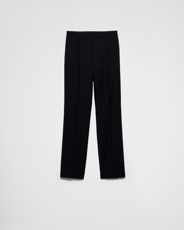 Black Light wool pants | PRADA