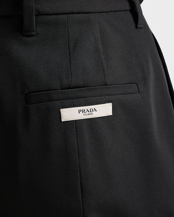 Stretch technical fabric pants - Black Stretch technical fabric pants - Black