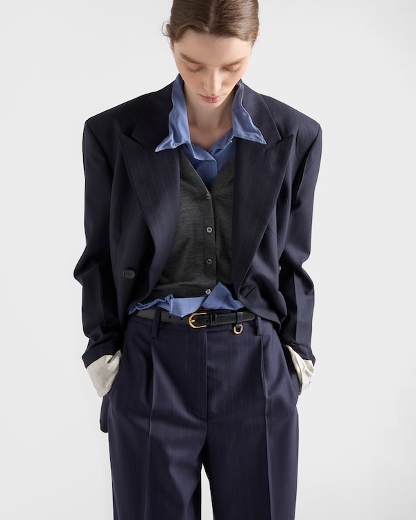 Wool pinstripe pants Wool pinstripe pants