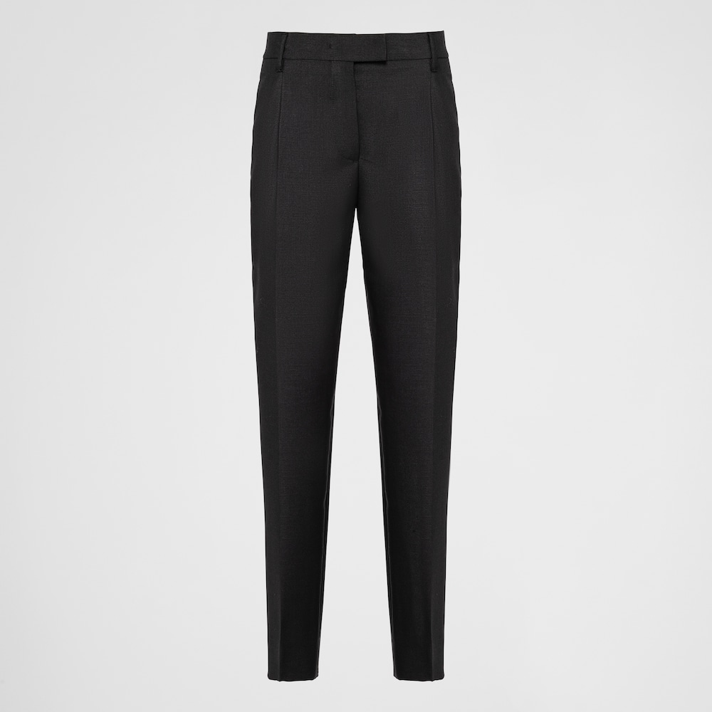 Prada Pantalon en mohair de chevreau 1
