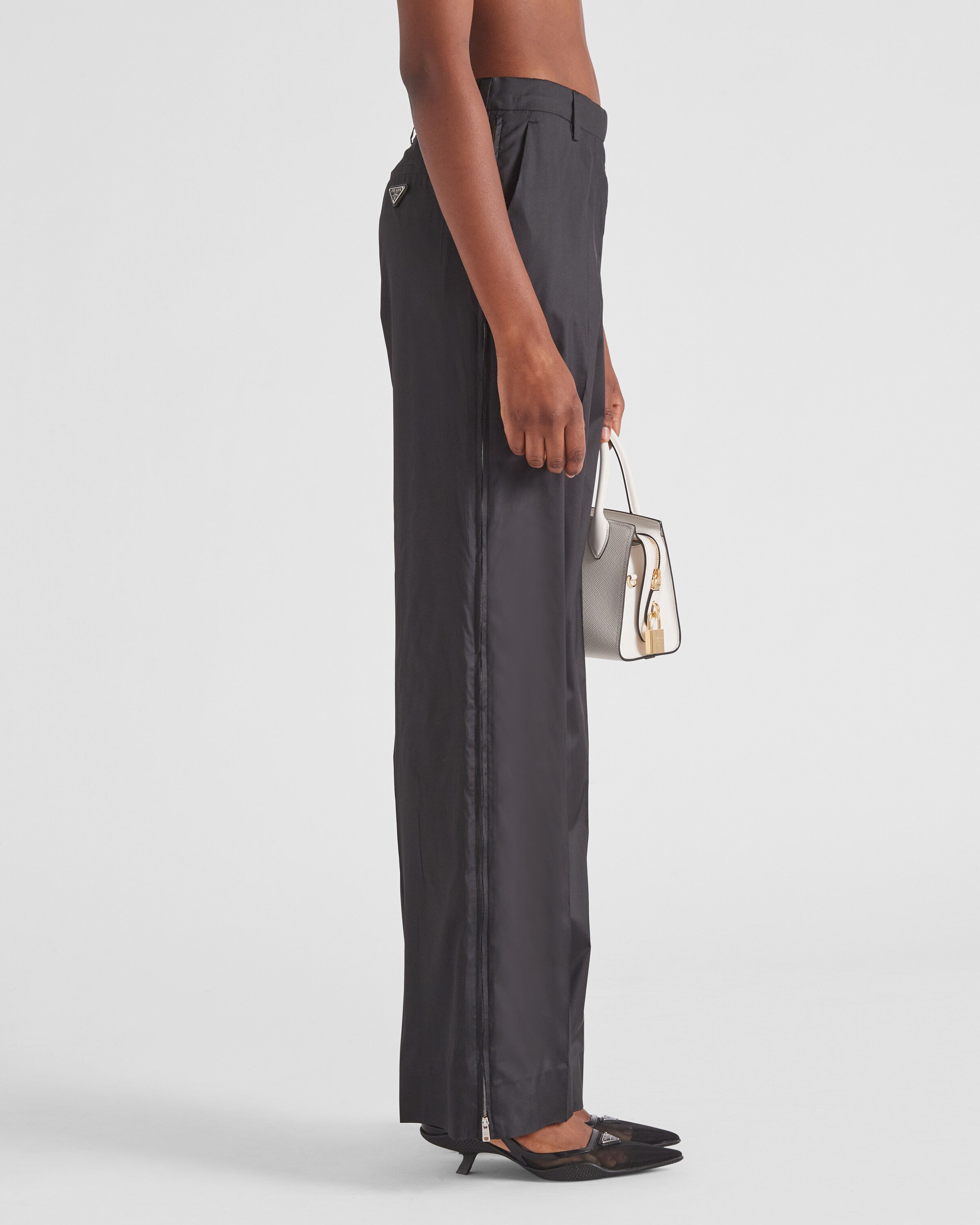Prada Technical silk pants 4