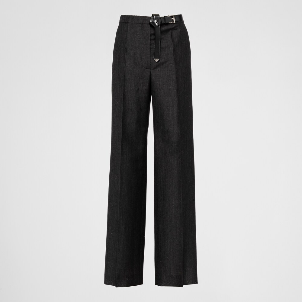 Prada Pantalon en mohair de chevreau 1