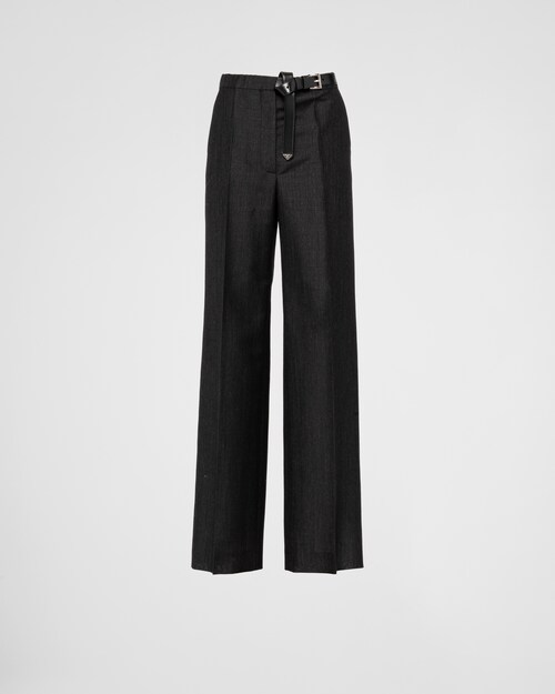 Prada Pantalon en mohair de chevreau 1