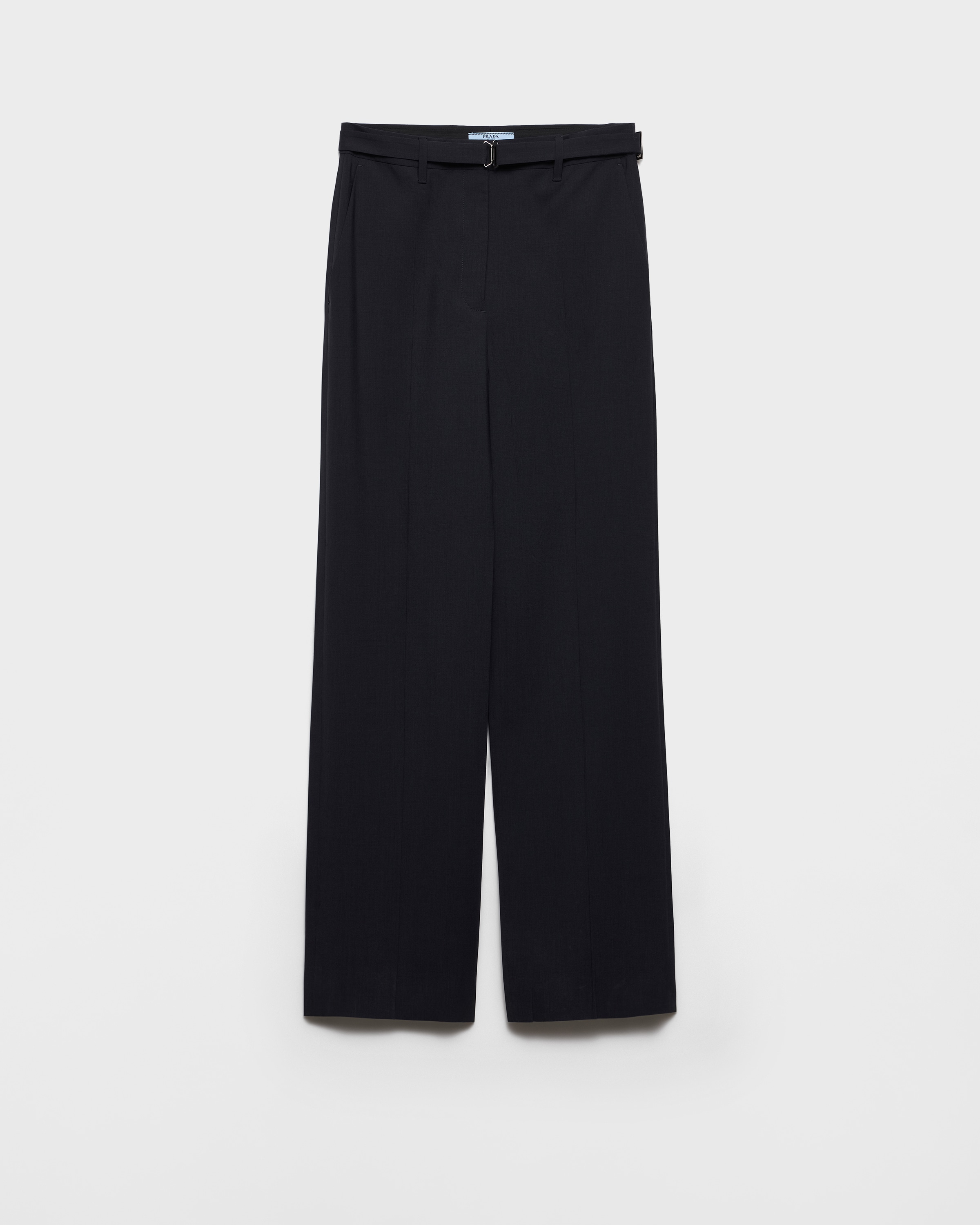 Navy Wool Pants | PRADA