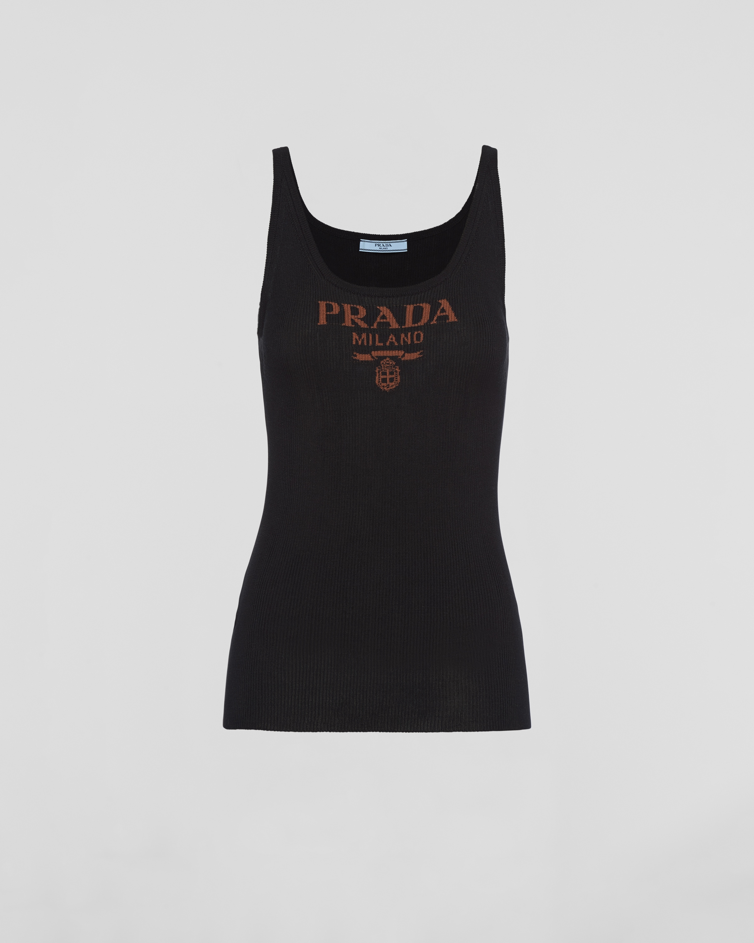 Prada  Logo Tank Top in White