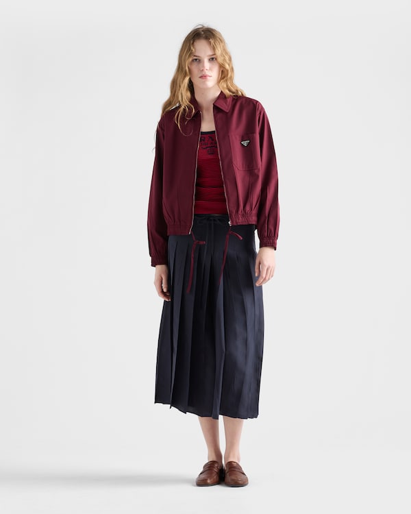 Silk tank top - Blue/Red Silk tank top - Blue/Red