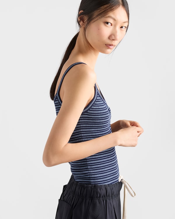 Cotton top - Navy Blue/Light Blue Cotton top - Navy Blue/Light Blue