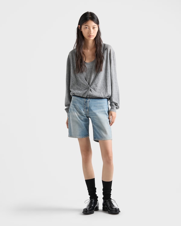Camiseta de tirantes de cachemir - Gris Camiseta de tirantes de cachemir - Gris