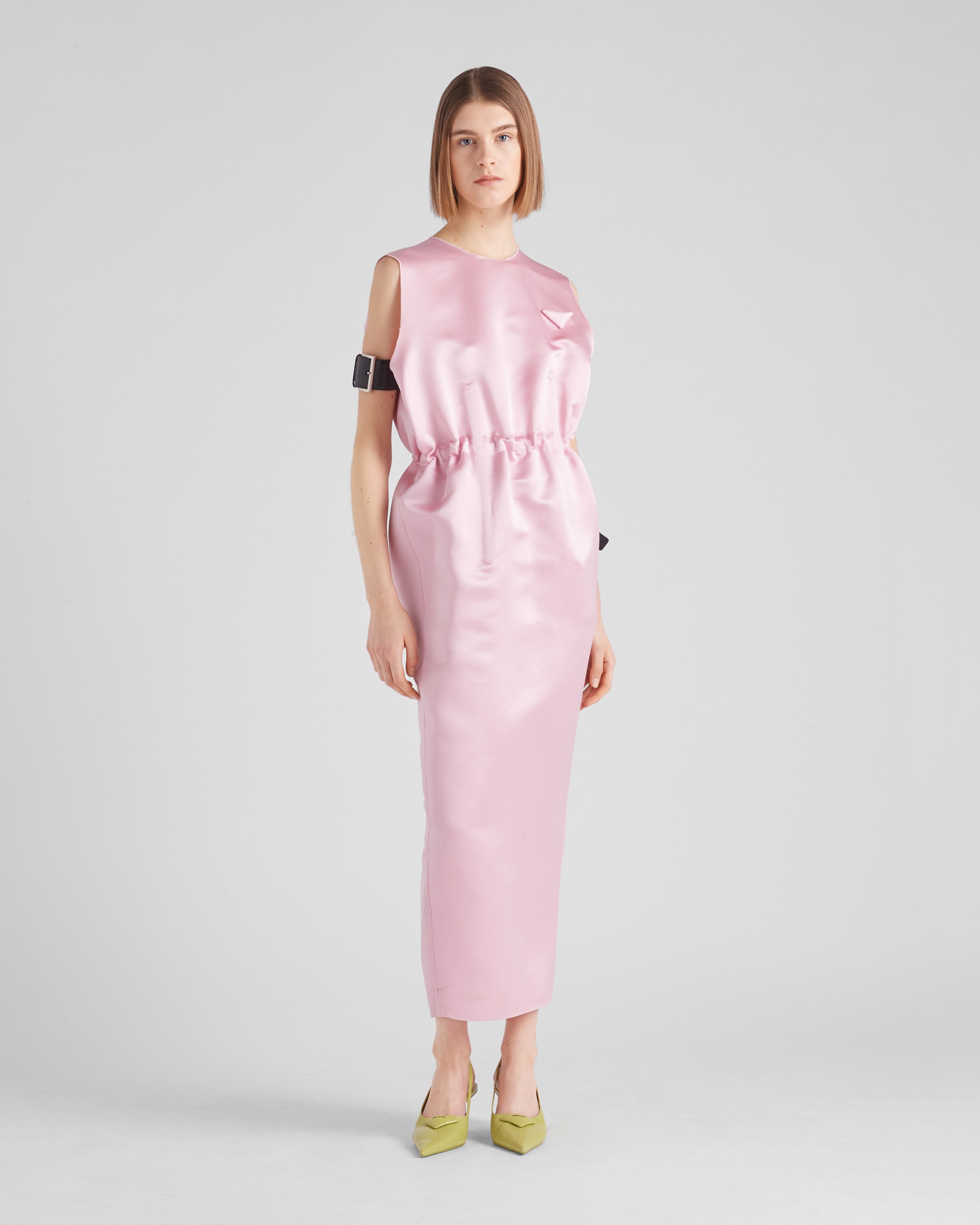 Pink prada on sale dress
