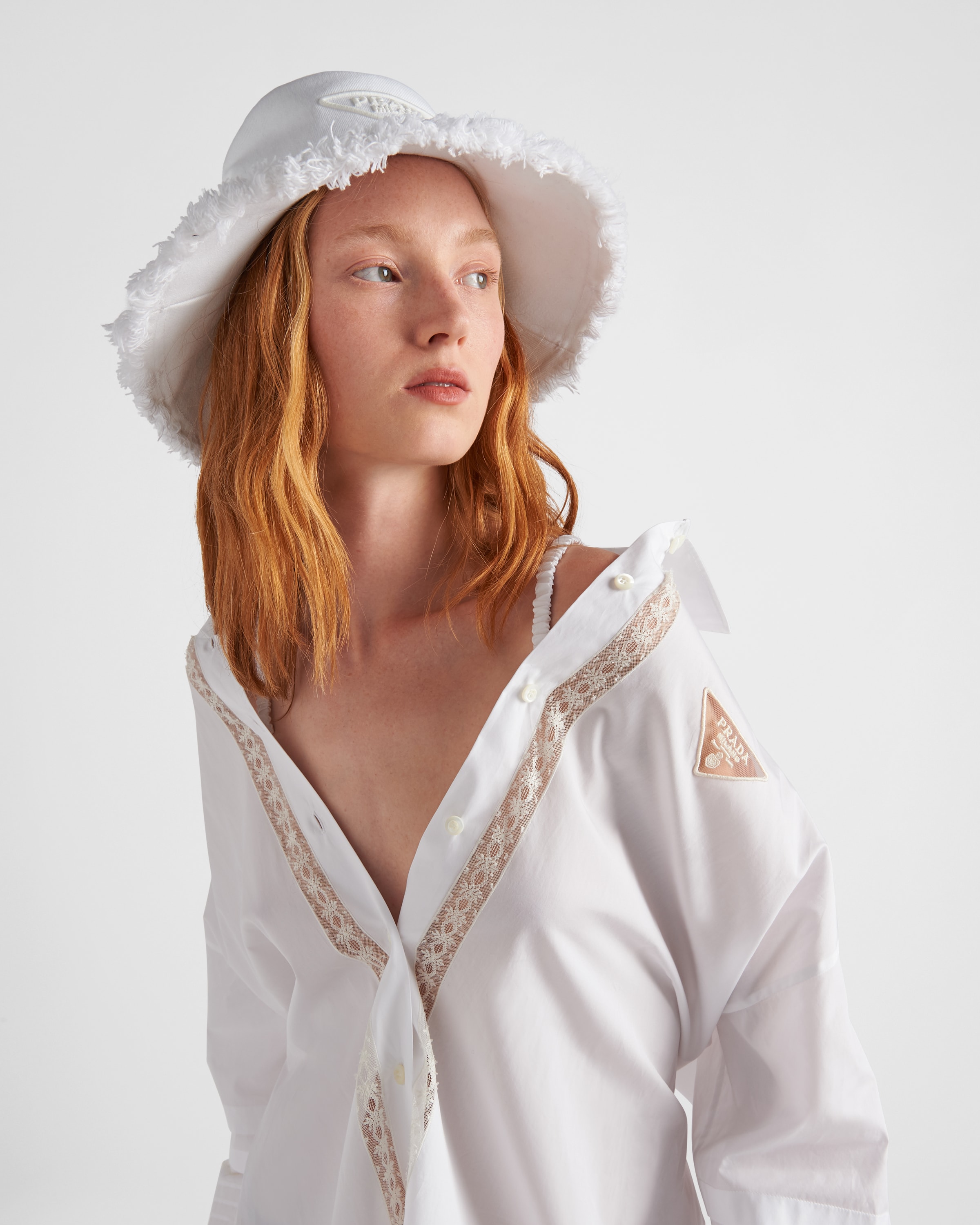 Prada Intarsia poplin dress 6