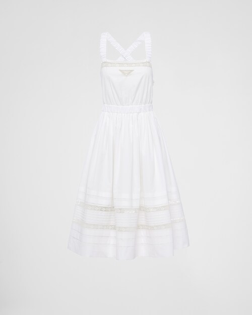 Prada Intarsia poplin dress 1