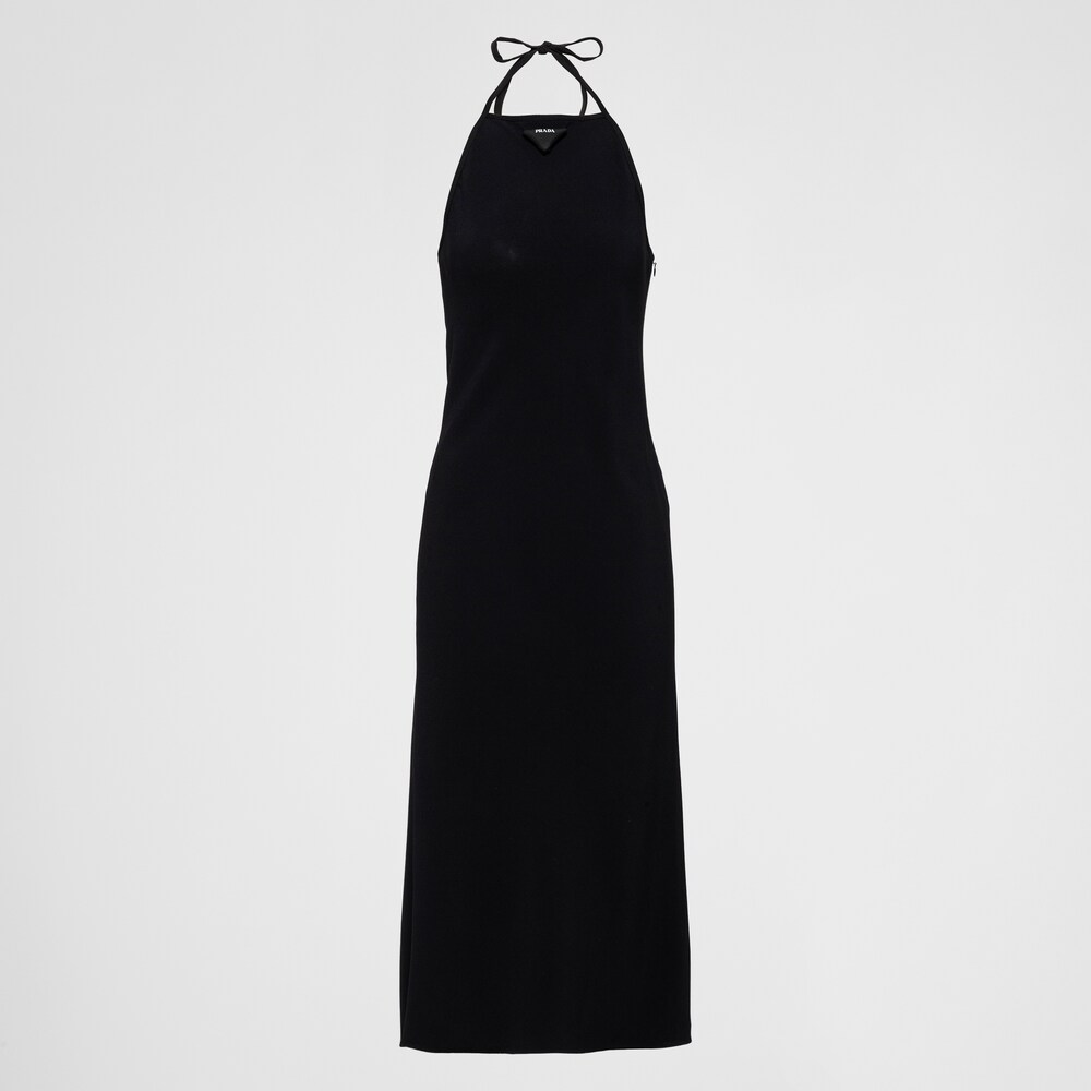 Prada Robe en soie sablée 1