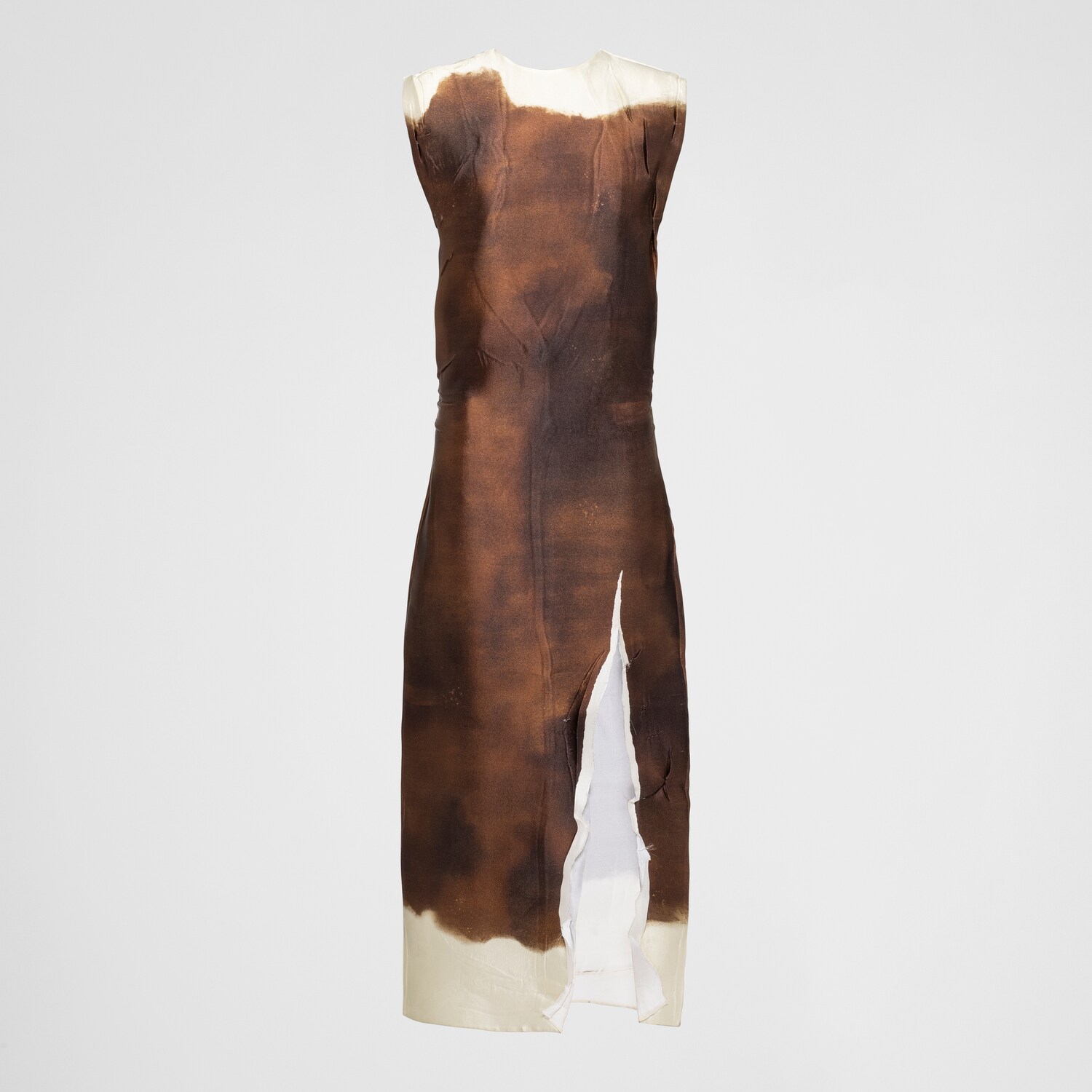 Printed satin dress by Prada, available on prada.com Kendall Jenner Dress Exact Product 