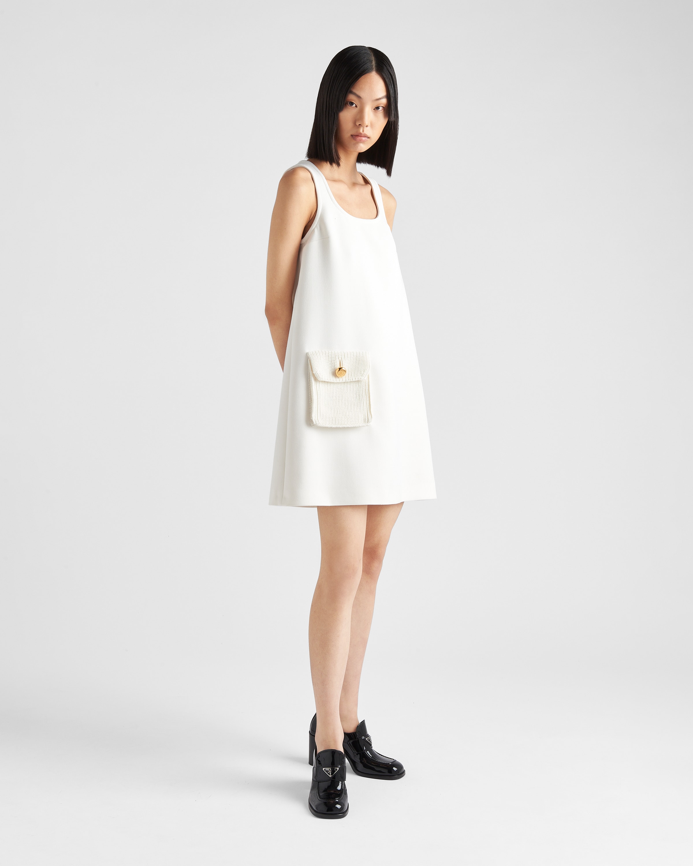 Prada white dress clearance