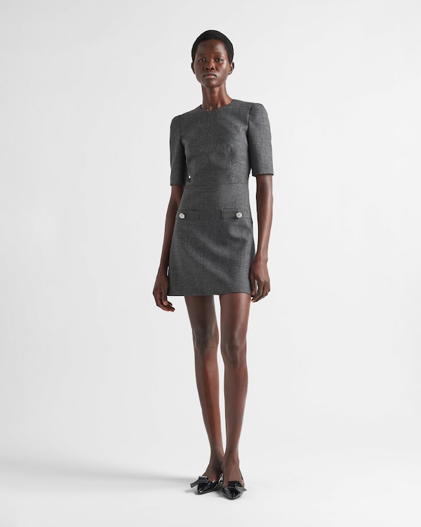 Modal Detail Dress Pff Slate Gray