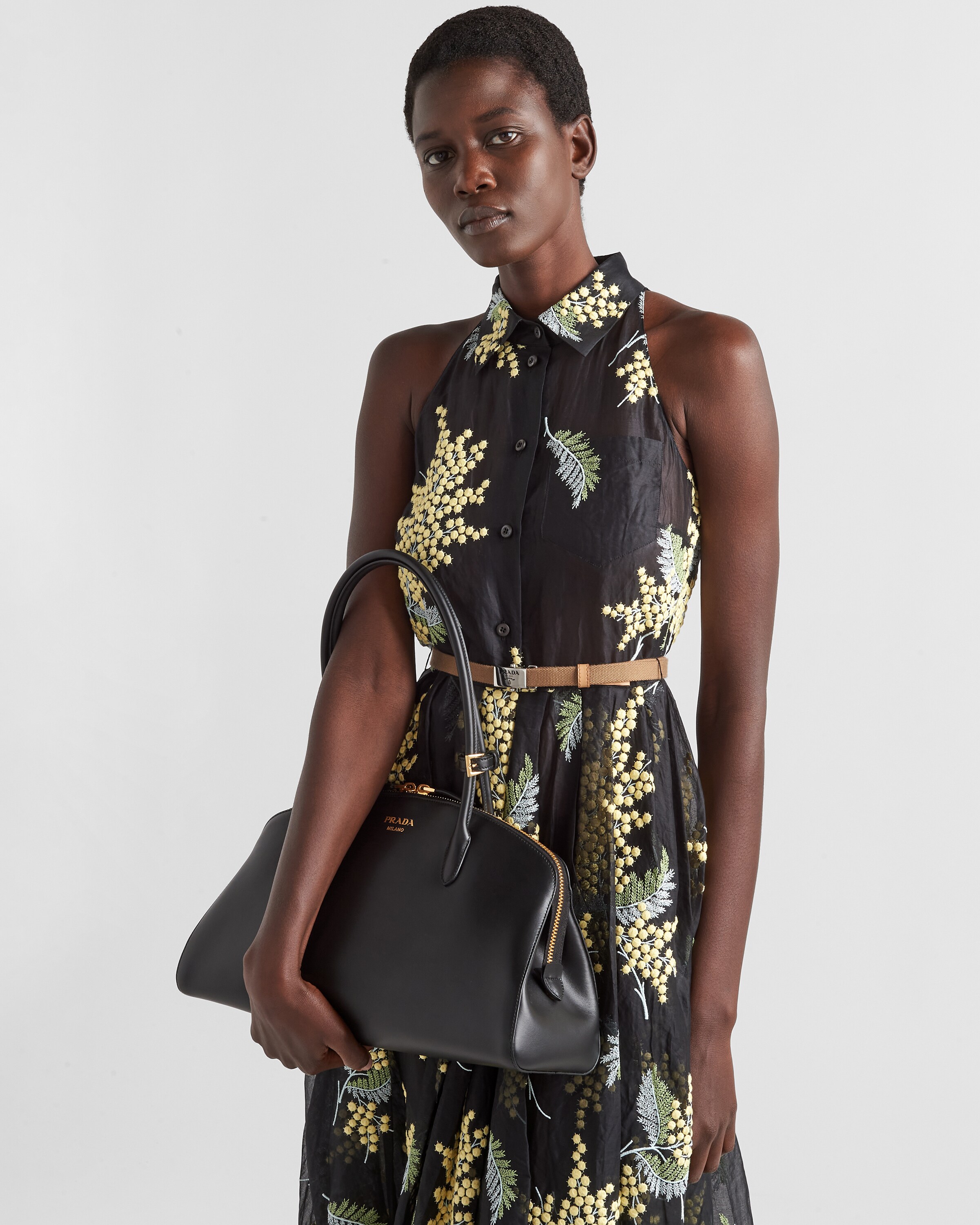 Prada organza dress top