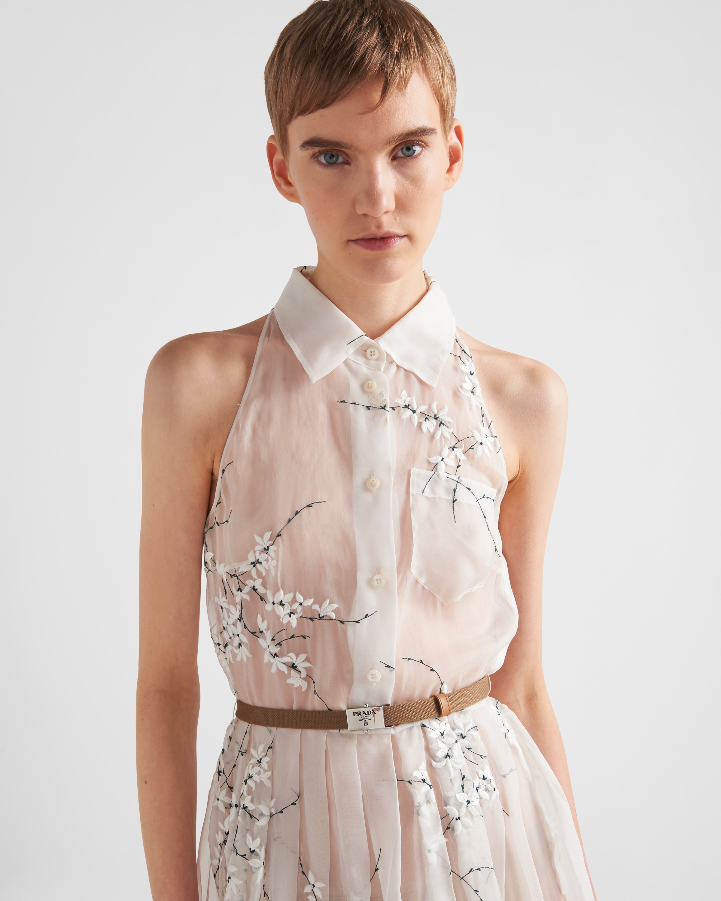 Prada organza dress online