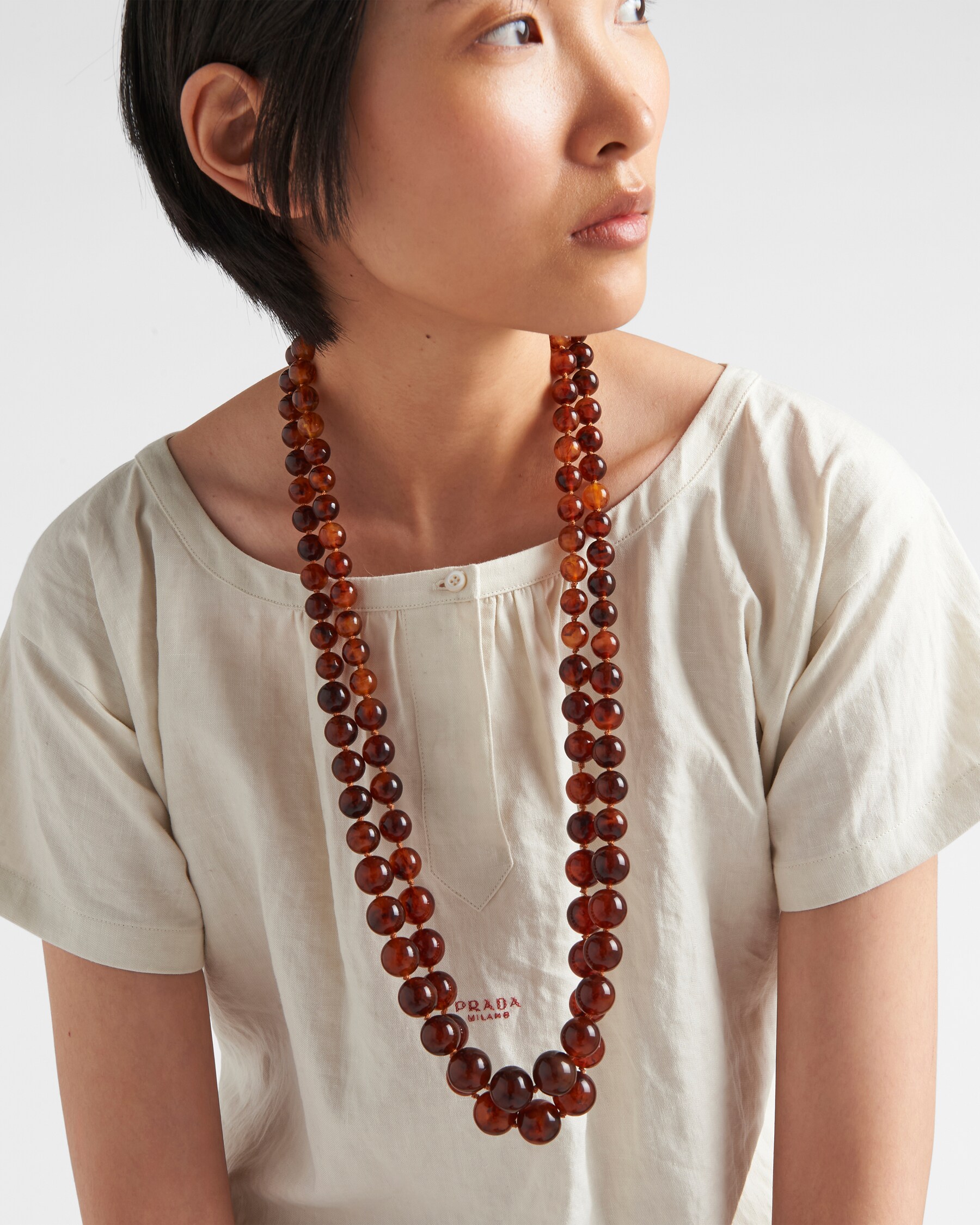 Robe Midi En Lin Et Soie Lilas Froisse