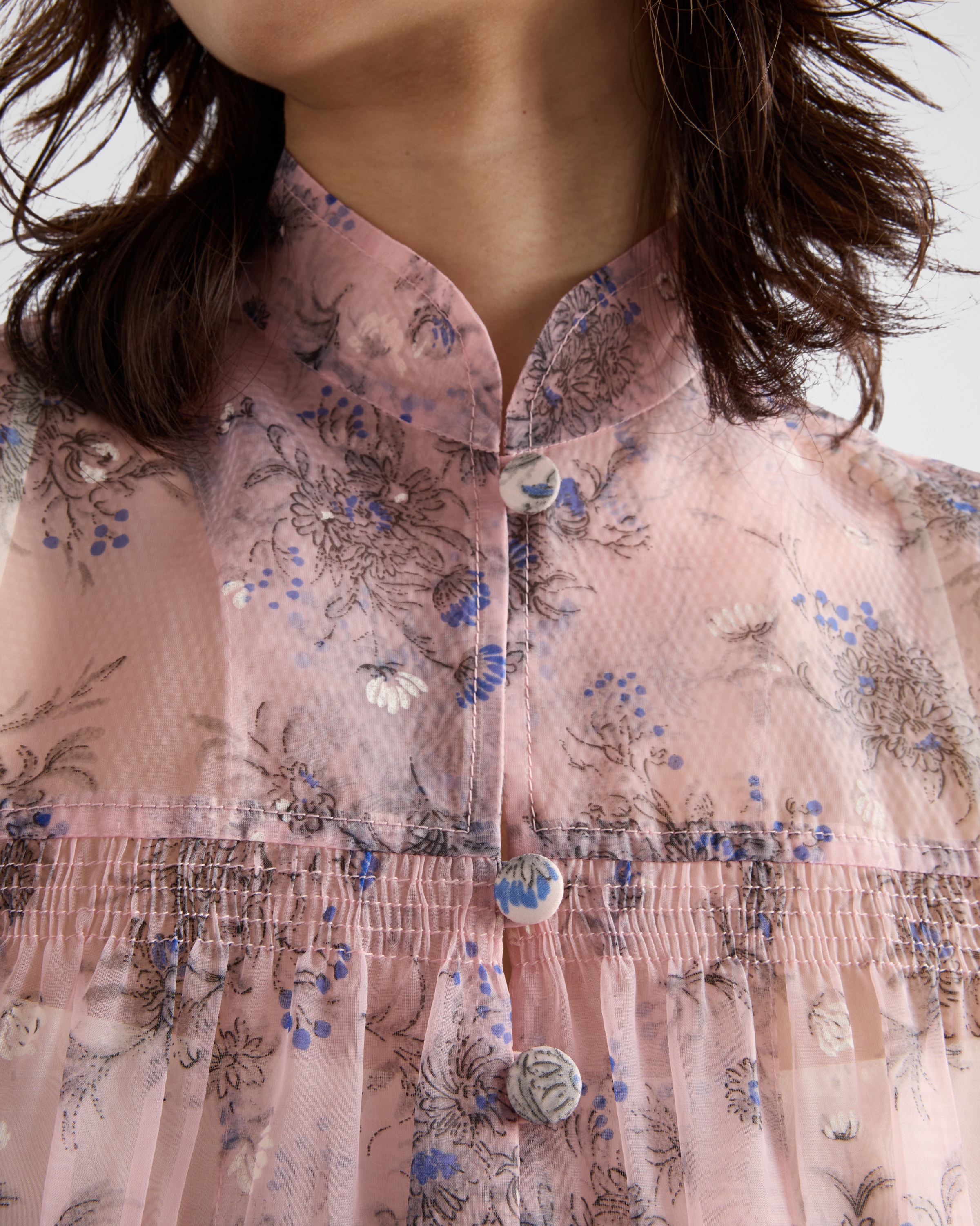 ワンピース Prada Pink silk dress Double satin silk minidress in pink - Prada | Mytheresa