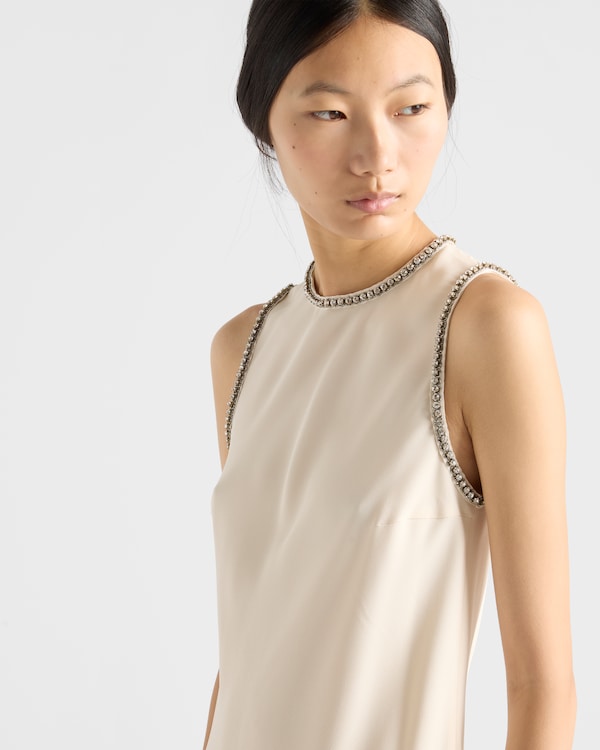 Robe en soie sablée Robe en soie sablée