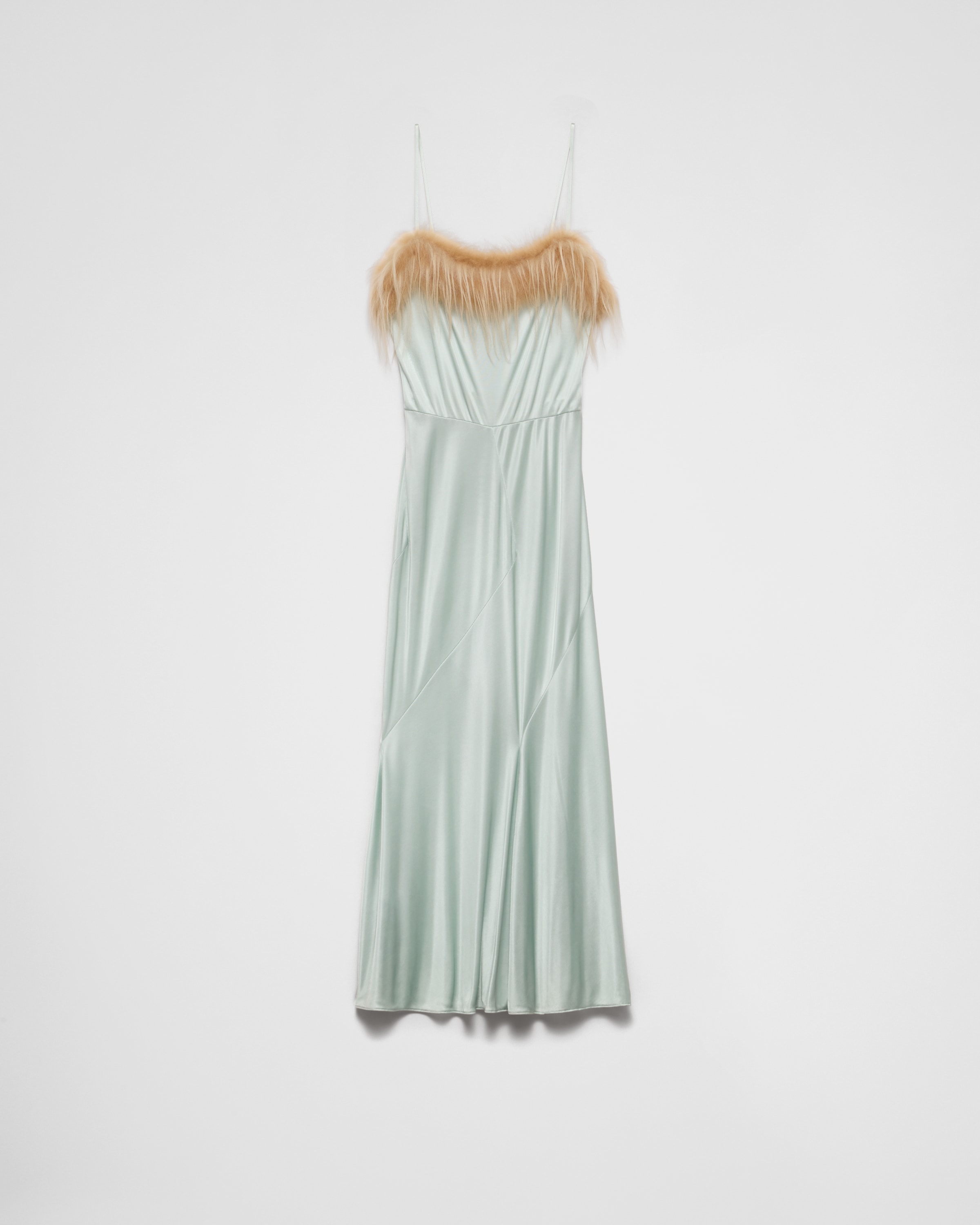 Prada tulle and silk satin dress shop