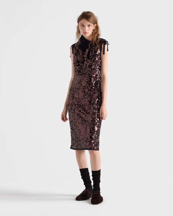 Sequin dress - Plum Sequin dress - Plum