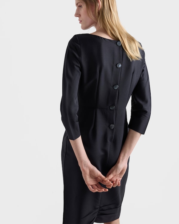 Kid mohair dress - Navy Kid mohair dress - Navy